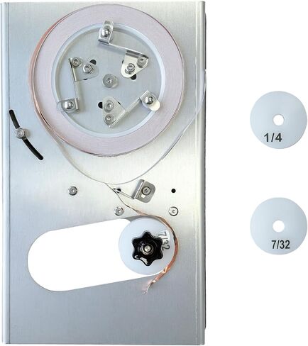 Table Foiler Tool for Stained Glass– Dispenses, Applies, and Crimps Foil, including 7/32", 3/16" and 1/4"wheels in Saudi Arabia