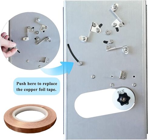Table Foiler Tool for Stained Glass– Dispenses, Applies, and Crimps Foil, including 7/32", 3/16" and 1/4"wheels in Saudi Arabia