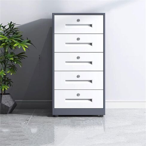 Steel Drawer Filing Cabinets for Home and Office, Multifunctional Storage Cabinet with Increased Capacity for Files and Data, File Storage Cabinets (White) in Saudi Arabia