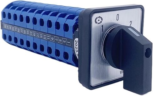 1PCS 20A 10P Custom LW26 LW28 26-20/10 Three-gear 10-section Universal Reverse Dual Power Rotary Combination Cam Switch in Saudi Arabia