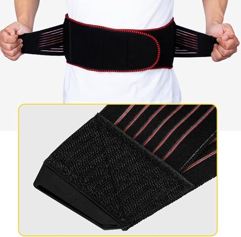 Motorcycle Kidney Belt, Professional Breathable Anti Fall Motocross Waist Belt Protector Brace Support Belt for Cycling (Large for <50KG Dog 200x130x65mm) in Saudi Arabia