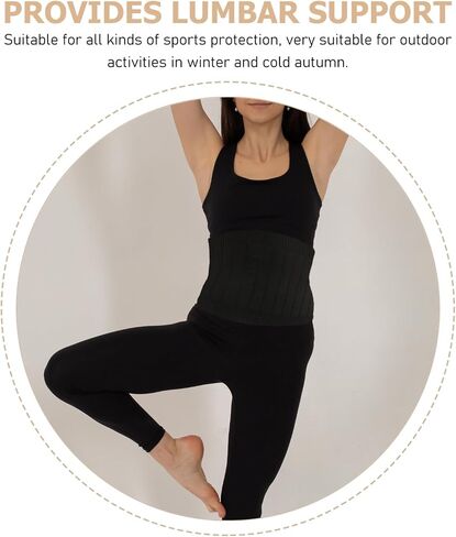 NOLITOY Waist Support Belt Thermal Girdle Reusable Household Daily Use Winter Supply Stomach Warmer Outdoor Protector in Saudi Arabia