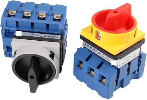 1PCS SFD11 SFD11-25A 32A 40A 63A 80A 100A Cam Switch Changeover Switch Rotary switch Load break Power Off Cut LW30-32(Black,4P,80A) in Saudi Arabia