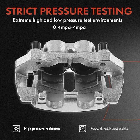A-Premium Front & Rear Disc Brake Calipers with Ceramic Pads Compatible with Dodge Durango 2011-2018 & Jeep Grand Cherokee 2011-2017 12-PC Set in Saudi Arabia