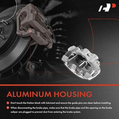 A-Premium Front & Rear Disc Brake Calipers with Ceramic Pads Compatible with Dodge Durango 2011-2018 & Jeep Grand Cherokee 2011-2017 12-PC Set in Saudi Arabia