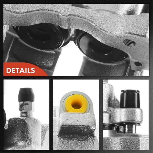 A-Premium Front & Rear Disc Brake Calipers with Ceramic Pads Compatible with Dodge Durango 2011-2018 & Jeep Grand Cherokee 2011-2017 12-PC Set in Saudi Arabia
