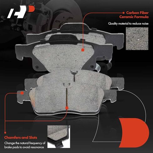 A-Premium Front & Rear Disc Brake Calipers with Ceramic Pads Compatible with Dodge Durango 2011-2018 & Jeep Grand Cherokee 2011-2017 12-PC Set in Saudi Arabia