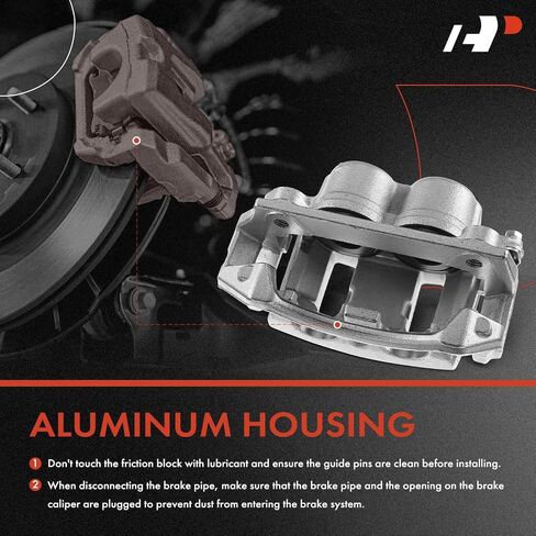 A-Premium Front & Rear Disc Brake Calipers with Ceramic Pads Compatible with Ford F-150 1999-2003 & Lincoln Blackwood 2002-2002 12-PC Set in Saudi Arabia