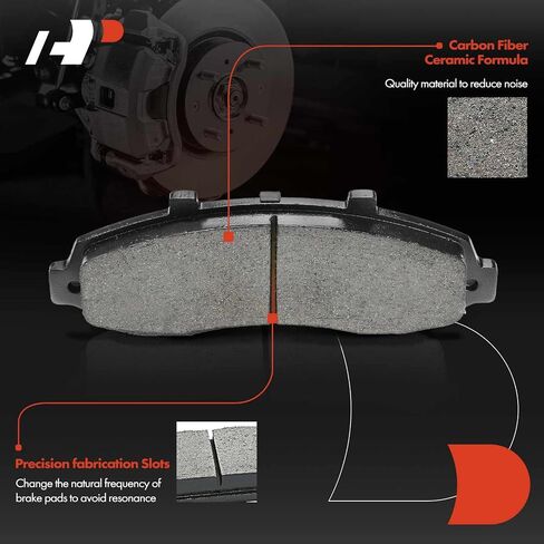 A-Premium Front & Rear Disc Brake Calipers with Ceramic Pads Compatible with Ford F-150 1999-2003 & Lincoln Blackwood 2002-2002 12-PC Set in Saudi Arabia
