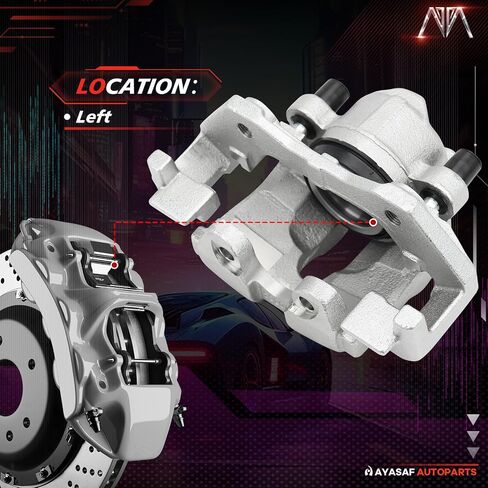 MAYASAF 18B5276+18B5277 Front Disc Brake Caliper Right+Left Caliper w/o Pads Fit for Ford 2009-2010 Escape, for Mercury 2009-2010 Mariner in Saudi Arabia