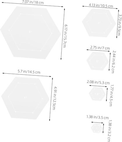 Quilting Templates for Sewing Quilting Shape Cut Ruler Patchwork Quilting Stencil in Saudi Arabia