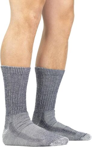 FoxRiver Adult Basecamp 2.0 Lightweight Crew Socks, MD, Charcoal in Saudi Arabia