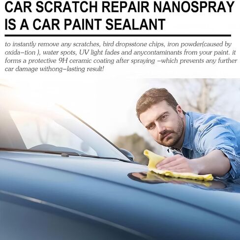 Peachloft Car Spray, Nano Car Scratch Repair Spray & Ceramic Shine Coating, All Cars & Surfaces (2PCS) in Saudi Arabia