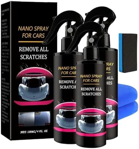 Peachloft Car Spray, Nano Car Scratch Repair Spray & Ceramic Shine Coating, All Cars & Surfaces (2PCS) in Saudi Arabia