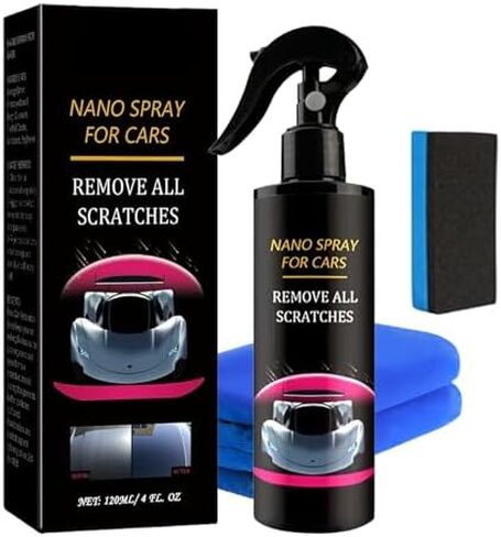 Peachloft Car Spray, Nano Car Scratch Repair Spray & Ceramic Shine Coating, All Cars & Surfaces (2PCS) in Saudi Arabia