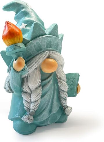 Hodao 3 Pcs Patriotic Gnomes Decorations USA Stars and Stripes Elf Gifts Handmade Gnomes Ornaments Home Decorations USA Election Gnomes Figurines National Day Memorial Day Ornaments Decor in Kuwait