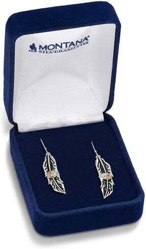 Montana Silversmiths Western Lifestyle Feather Earrings (Wind Dancer) in Saudi Arabia
