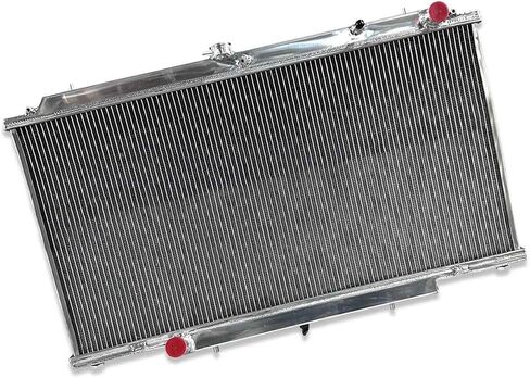 مشعاع ألومنيوم 3 صف متوافق مع 1997-2009 نيسان باترول/سفاري Y61 2.8L/3.0L/4.2L RD28 ZD30 td42T 4 Cyl 6 Cyl (مشعاع ألومنيوم) in Kuwait