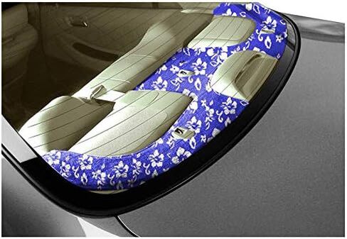 Coverking Custom Tailored Rear Deck Covers Designer Velour Hawaiian Blue CRDA8CH10055 in Saudi Arabia