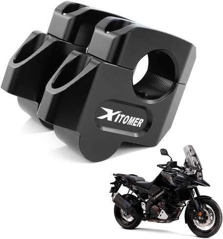 Xitomer دراجة نارية المقود الناهضون متوافق مع DL1050 V-Strom 1050 XT DE 2020 2021 2022 2023 2024 V-Strom1050 CNC مقود الناهضون المقود الجذعية in Kuwait