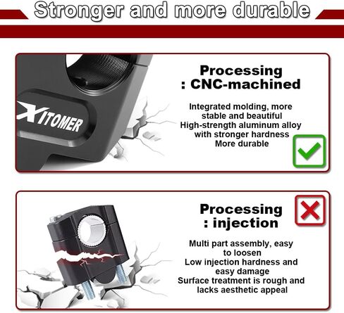 Xitomer دراجة نارية المقود الناهضون متوافق مع DL1050 V-Strom 1050 XT DE 2020 2021 2022 2023 2024 V-Strom1050 CNC مقود الناهضون المقود الجذعية in Kuwait