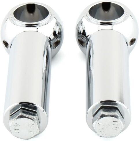 FSFY Chrome Aluminum 4" Handlebar Clamp Riser Rise Bar for HARLEY DAVIDSON Cruisers Choppers in Saudi Arabia