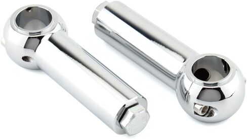 FSFY Chrome Aluminum 4" Handlebar Clamp Riser Rise Bar for HARLEY DAVIDSON Cruisers Choppers in Saudi Arabia