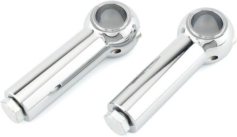 FSFY Chrome Aluminum 4" Handlebar Clamp Riser Rise Bar for HARLEY DAVIDSON Cruisers Choppers in Saudi Arabia