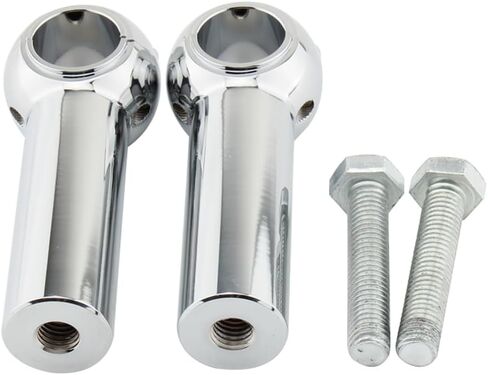 FSFY Chrome Aluminum 4" Handlebar Clamp Riser Rise Bar for HARLEY DAVIDSON Cruisers Choppers in Saudi Arabia