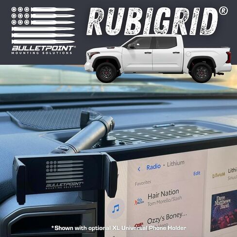 حامل هاتف معدني من Bulletpoint RubiGrid متوافق مع 2022+ Toyota Tundra و2023+ Toyota Sequoia (متوافق مع Magsafe) in Kuwait