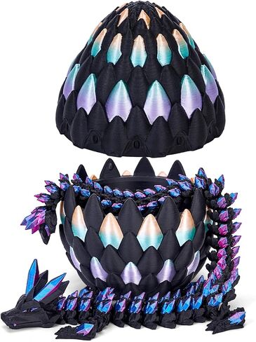 3D Printed Dragon Eggs, 3-D Dragon Eggs with Articulated Dragons Toys Inside for Kids in Saudi Arabia