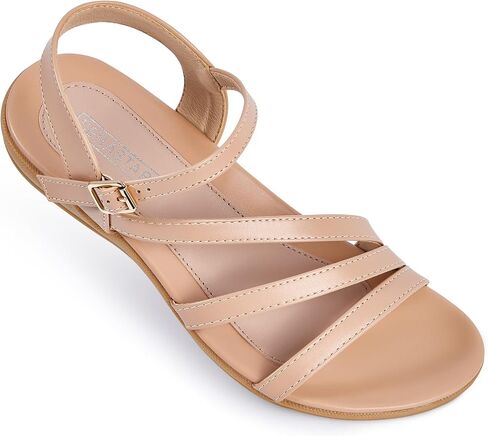 SERASTAR Flat Sandals for Women Dressy - Comfortable Walking Summer Womens Sandal in Saudi Arabia
