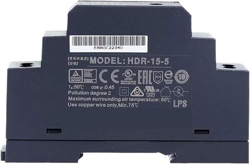 1pcs HDR-15 HDR-15-24 24V 0.63A 15W Stepped DIN Rail Power Supply in Saudi Arabia