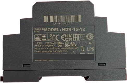 1pcs HDR-15 HDR-15-24 24V 0.63A 15W Stepped DIN Rail Power Supply in Saudi Arabia