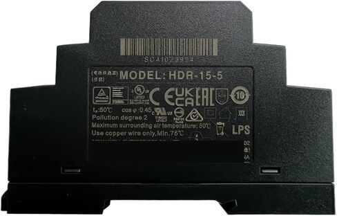 1pcs HDR-15 HDR-15-24 24V 0.63A 15W Stepped DIN Rail Power Supply in Saudi Arabia