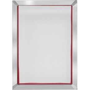 إطارات طباعة الشاشة الحريرية من الألومنيوم مقاس 10 * 14 بوصة مع 200 شبكة صفراء، إطار طباعة الشاشة الحريرية لطباعة الشاشة، فضي-(200 شبكة) in Kuwait