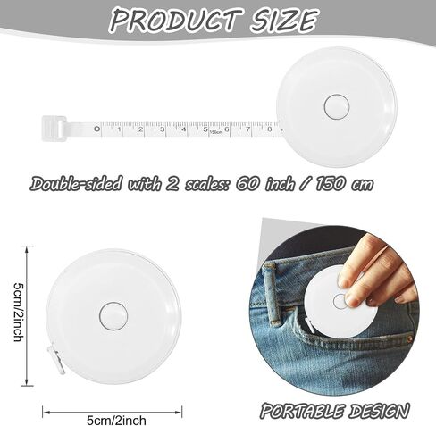 Tape Measures Retractable, Small Sewing Tape Measure for Craft Nursing Medical Travel(Pink) in Saudi Arabia