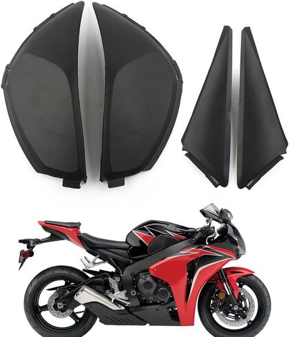 CNxinn10 Motorbike Gas Tank Side Cover Cowl Panel Fairing Kit Trim ABS Plastic for HONDA CBR1000RR 2008 2009 2010 2011, Matte Black in Saudi Arabia