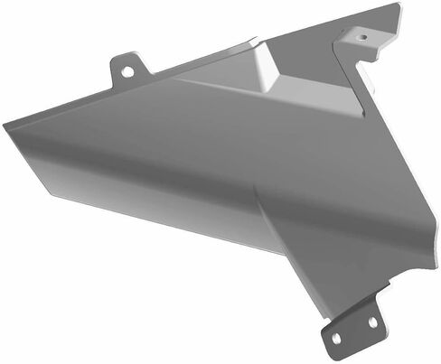 Polaris ATV Side Panel, Lower, Left, Gloss Black, Genuine OEM Part 5437476-070, Qty 1 in Saudi Arabia