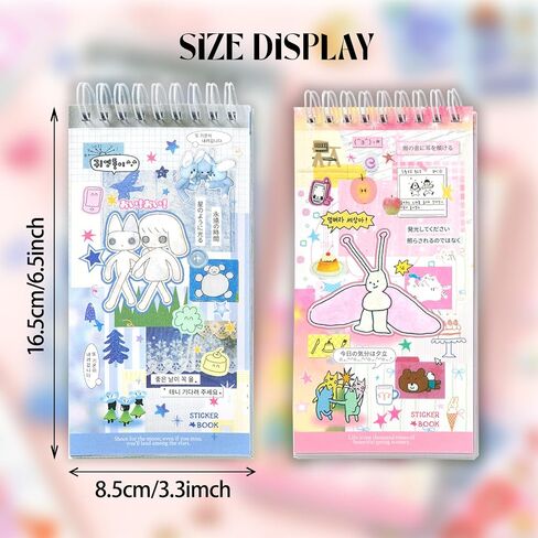 40 Sheets Kawaii Sticker Book – Junk Journal Supplies & Scrapbooking Embellishments | Japanese Sticker Book for Planners, Junk Journals, Scrapbooks & DIY Crafts – Perfect for Teens in Kuwait