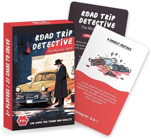 Road Trip Detective - Mysteries Games for 14+ Teens and Adults, Fun Car Game Road Trip Essentials in Saudi Arabia