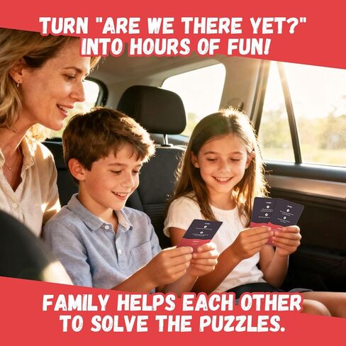Road Trip Detective - Mysteries Games for 14+ Teens and Adults, Fun Car Game Road Trip Essentials in Saudi Arabia