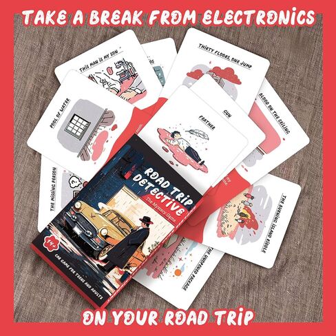 Road Trip Detective - Mysteries Games for 14+ Teens and Adults, Fun Car Game Road Trip Essentials in Saudi Arabia