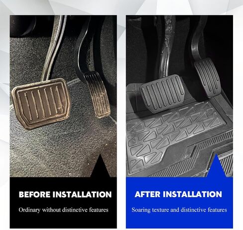 Foot Pedal Pads Set, Brake Pedal Cover, Aluminum Vehicle Brake and Accelerator Pedals Covers, Car Interior Accessories Anti-Slip Vehicle Foot Treadle Extenders Fit for Model 3 Model Y (Black) in Saudi Arabia