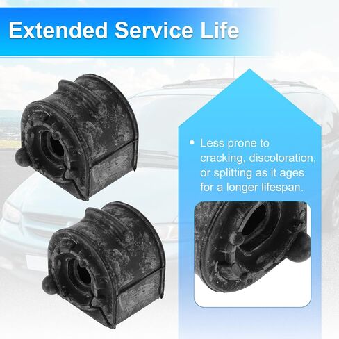 No.K200628 Front Left Front Right Stabilizer Sway Bar Bushing Kit for MAZDA 3 2004-2013 Rubber Suspension Kit Black 2 Pcs in Saudi Arabia