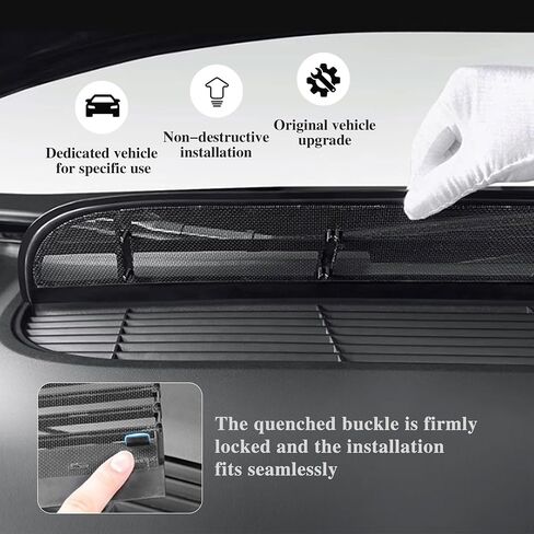 Air Intake Vent Grille Cover for Tesla Model Y Juniper 2025 2026 Air Vent Cover Air Flow Vent Intake Protective Air Conditioning Grille Grid Mesh Inlet Guard Model Y Launch Series Accessories in Kuwait