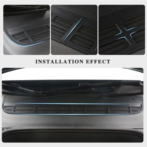 Air Intake Vent Grille Cover for Tesla Model Y Juniper 2025 2026 Air Vent Cover Air Flow Vent Intake Protective Air Conditioning Grille Grid Mesh Inlet Guard Model Y Launch Series Accessories in Kuwait