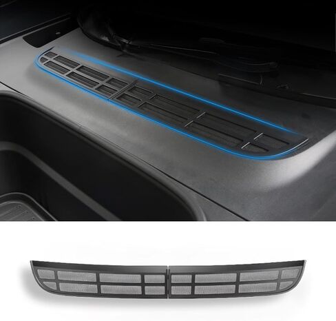 Air Intake Vent Grille Cover for Tesla Model Y Juniper 2025 2026 Air Vent Cover Air Flow Vent Intake Protective Air Conditioning Grille Grid Mesh Inlet Guard Model Y Launch Series Accessories in Kuwait