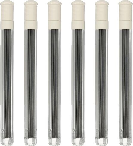 PATIKIL 120Pcs 2B Mechanical Pencil Lead, 0.7mm Black Lead Refill Break Resistant Pencil Refills for Writing Supplies, White in Saudi Arabia