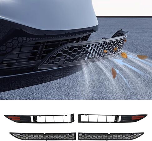 Air Intake Vent Grille Cover for Tesla Model Y Juniper 2025 2026 Air Vent Cover Air Flow Vent Intake Protective Air Conditioning Grille Grid Mesh Inlet Guard Model Y Launch Series Accessories in Kuwait